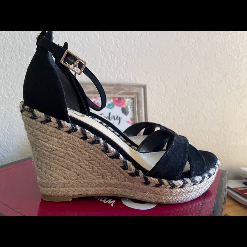 Black espadrilles